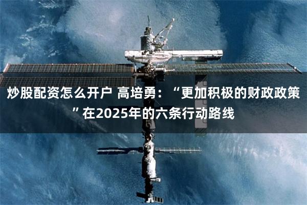 炒股配资怎么开户 高培勇：“更加积极的财政政策”在2025年的六条行动路线