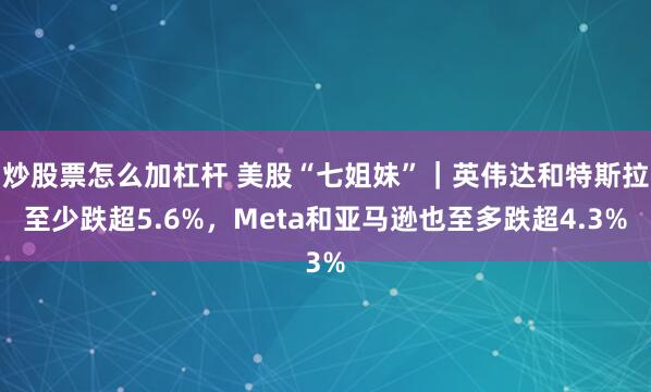 炒股票怎么加杠杆 美股“七姐妹”｜英伟达和特斯拉至少跌超5.6%，Meta和亚马逊也至多跌超4.3%