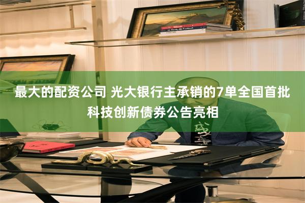 最大的配资公司 光大银行主承销的7单全国首批科技创新债券公告亮相